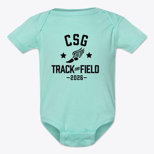 Columbus School For Girls Track and Field Baby Onesie
