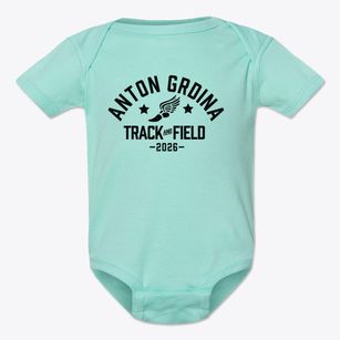 Anton Grdina School Track and Field Baby Onesie