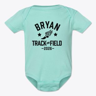 Bryan High School Track and Field Baby Onesie