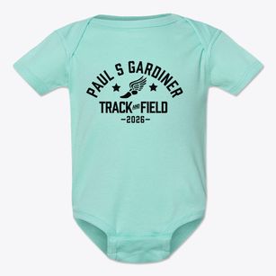 Paul S Gardiner Elementary School Track and Field Baby Onesie