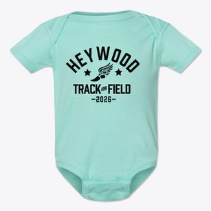 Heywood Elementary School Track and Field Baby Onesie