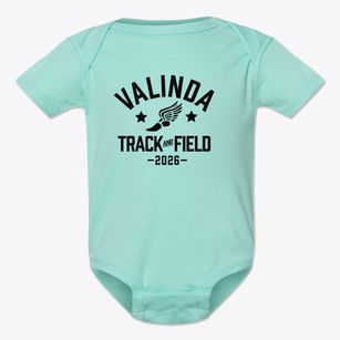 Valinda School Of Academics Track and Field Baby Onesie