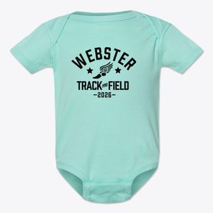 Webster Primary School Track and Field Baby Onesie