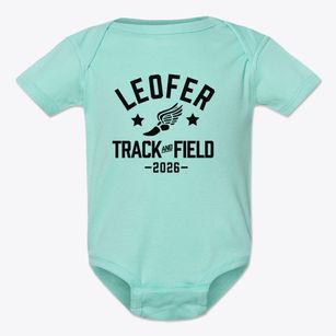 Leofer Alternative High School Track and Field Baby Onesie