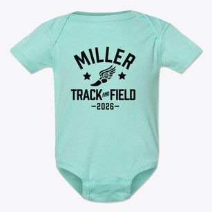 Miller High School Track and Field Baby Onesie