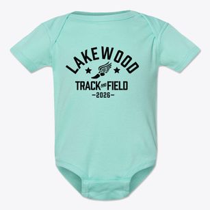 Lakewood Christian School Track and Field Baby Onesie
