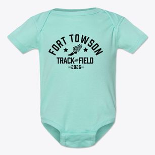 Fort Towson High School Track and Field Baby Onesie
