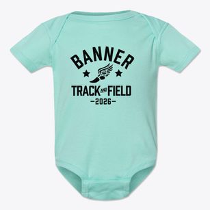 Banner Elementary School Track and Field Baby Onesie