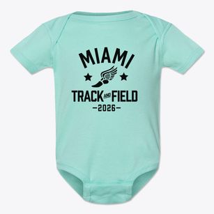 Miami High School Track and Field Baby Onesie