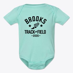 Brooks Elementary School Track and Field Baby Onesie