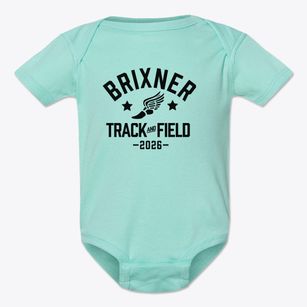 Brixner Junior High School Track and Field Baby Onesie