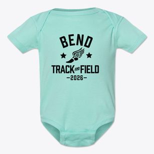 Bend High School Track and Field Baby Onesie