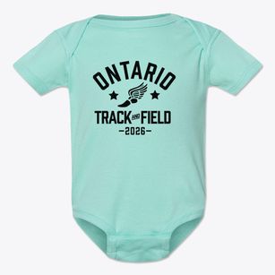 Ontario High School Track and Field Baby Onesie