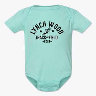 Lynch Wood Elementary School Track and Field Baby Onesie