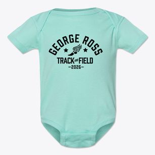 George Ross Elementary School Track and Field Baby Onesie
