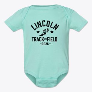 Lincoln Middle School Track and Field Baby Onesie