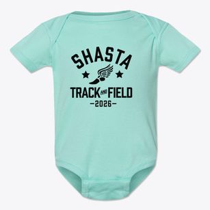 Shasta Elementary School Track and Field Baby Onesie