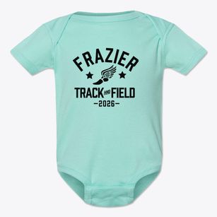 Frazier Middle School Track and Field Baby Onesie
