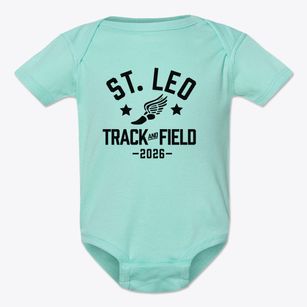 Saint Leo School Track and Field Baby Onesie