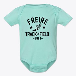 Freire Charter School Track and Field Baby Onesie