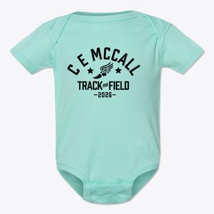 C E Mccall Middle School Track and Field Baby Onesie