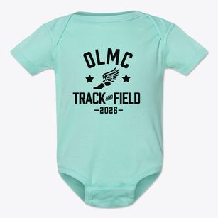 Our Lady Mount Carmel School Track and Field Baby Onesie