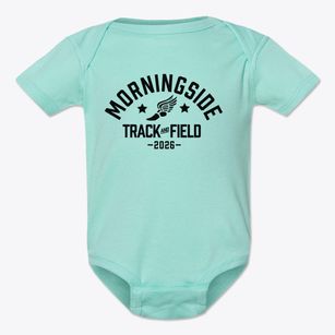 Morningside Elementary School Track and Field Baby Onesie