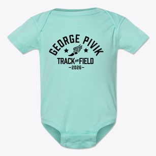 George Pivik Elementary School Track and Field Baby Onesie