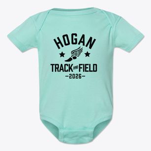Hogan Learning Academy Track and Field Baby Onesie