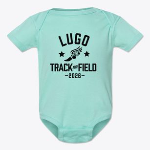 Lugo Elementary School Track and Field Baby Onesie