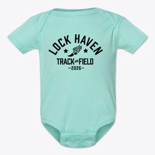 Lock Haven Catholic School Track and Field Baby Onesie