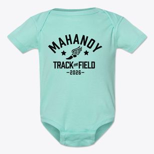 Mahanoy Area Intermediate School Track and Field Baby Onesie