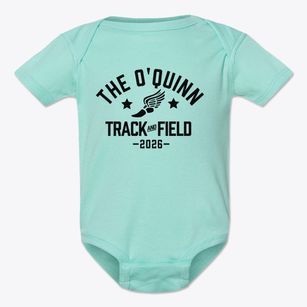 The O'quinn School Track and Field Baby Onesie