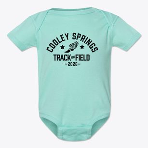 Cooley Springs Fingerville School Track and Field Baby Onesie
