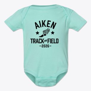 Aiken Middle School Track and Field Baby Onesie