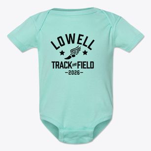 Lowell Elementary School Track and Field Baby Onesie