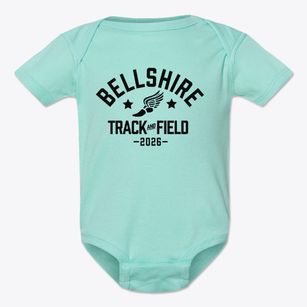 Bellshire Elementary School Track and Field Baby Onesie