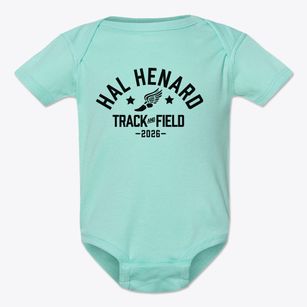 Hal Henard Elementary School Track and Field Baby Onesie
