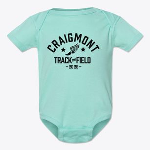 Craigmont Middle School Track and Field Baby Onesie
