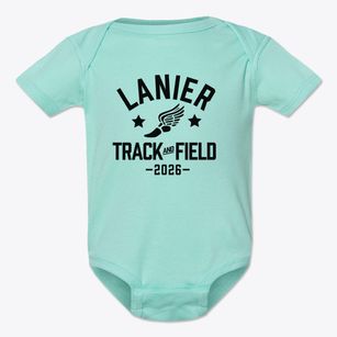 Lanier Junior High School Track and Field Baby Onesie