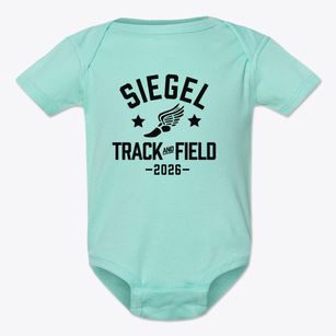 Siegel Middle School Track and Field Baby Onesie