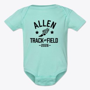 Allen Elementary School Track and Field Baby Onesie