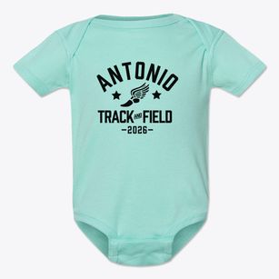 Antonio Olivares Elementary School Track and Field Baby Onesie