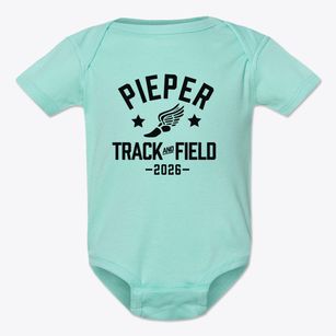 Pieper High School Track and Field Baby Onesie