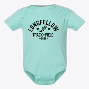 Longfellow Middle School Track and Field Baby Onesie