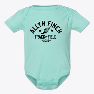 Allyn Finch Intermediate School Track and Field Baby Onesie