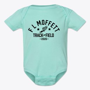 F L Moffett Primary School Track and Field Baby Onesie