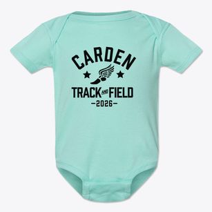 Carden School Of Bakersfield Track and Field Baby Onesie
