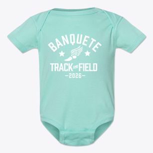 Banquete Elementary School Track and Field Baby Onesie