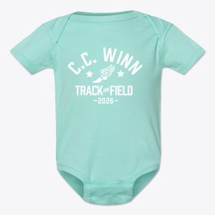 C.c. Winn High School Track and Field Baby Onesie